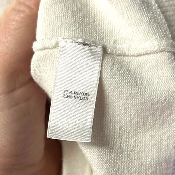 14th & Union cream knit button up 3/4 sleeve cardigan Medium - Picture 4 of 7